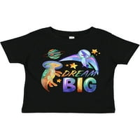 Inktastični san Big slatki prostor Dinosauri poklon dječaka malih djevojaka ili majica za mališana