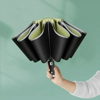 Honrane Sunny kišobran Prijenosni LED svjetiljka dugačka ručka na otvorenom Sun Kiša Automatski sklopivi