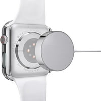 Slučaj sa kaljenim zaštitnim zaštitom od stakla kompatibilan sa Apple Watch serijom, ultra tankim opsežnim