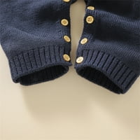 Duks pulover u Aaiyomet Boys-u Božićni jelen Pleteni džemper za bebe Tumpsin Romper Cotton Outfits