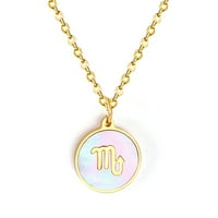 ZODIAC Pearl ogrlica zlatna slatka personalizirana ogrlica za zodijak za žene za žene sazvalice Horoskop