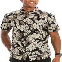 Muškarci Havajska majica Odmor s kratkim rukavima Ležerne tipke Donje košulje Summer Beach Majica