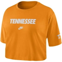 Ženski Nike Tennessee Orange Tennessee Volonteri Wordmark Obrezana majica