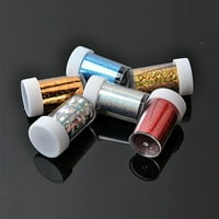 Očistite prazne plastične jarse saksije za noktno umjetnost sjaja kozmetička boca nova z2v0