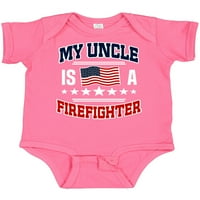 Inktastic Moj ujak je vatrogasac nećak za bebe dječak ili dječji dječji bod