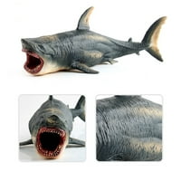 Aozowin Megalodon-prapovijesni morski pas Ocean Obrazovanje Životinjski lik Model Kids igračka Poklon