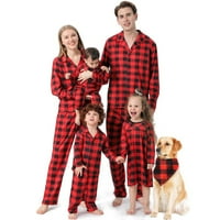 Porodična pidžama Podudaranje za odmor Sleep Bages Xmas Sleep Bageri Božić PJS Xmas Sleep Bageard Porodična odjeća