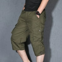 Giligiliso College Young Odrasli modni modni muški ružni hlače za više džepne patentne pantalone, pune