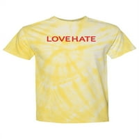 Ljubav, mrzim Tie-Dye Crystal Muškarci -Smartprints dizajni, muški mali