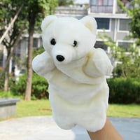 Slatka polarna medvjed ručna lutka baby djeca razvojna mekana lutka plišana igračka