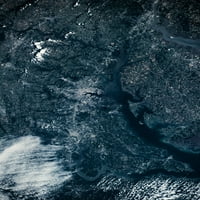 Satelitska View of Baltimore, Maryland, Sjedinjene Američke Države Poster Print panoramskim slikama