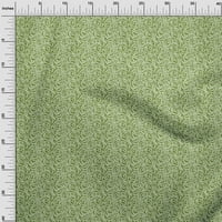 Onuone viskoznog dresa Zelena tkanina cvjetna tkanina za šivanje tiskane ploče od tiskane od dvorišta