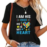 Ja sam njegov glas, on mi je majica za podizanje autizma moje srce