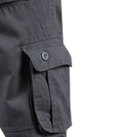 Teretne hlače Štednja Ahomtoey Muške plus veličine Čisti pamučni multi-džepni dodaci otpornih na habanje