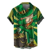Muški dan St. Patrickov majica Shamrock za ispis tunike Bluze Gnomes Pulover djetencija Ters Gothic