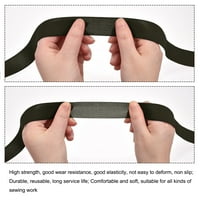 Elastične trake za šivanje 0,8 Tvrtka dvorišta Zeleni pleteni elastični kalem visoka elastičnost za perike, struk, hlače