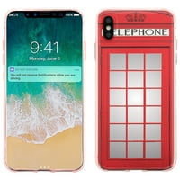 Za Apple iPhone XS MA futrola, OneToughShield ® Slim-Fit TPU zaštitni poklopac telefona - Telefonska