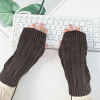 Rukavice ženske anutumne i zimske rubljene rukavice od pola prsta