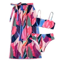Ženski plus veličina kupaći kostim kupaći kostim bikini dvodijelni kupaći kostimi sažeti ljetne kupaće