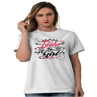 IDAHO IA Fancy Feminine Filine Womens Grafička majica Majica Brisco Brends