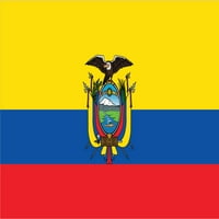 Naljepnica naljepnica Ekvador zastave