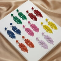 Naušnice Ayyufe Danle Pair Lagane boje u trendovskoj minđuša s slatkom čistom bojom