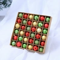 Božićne kuglice sa višebojne loptice postavljene male otporne na kuglice privjesak Idealni pokloni za