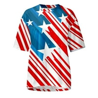 Muška američka zastava Američka patriotska majica kratki rukav Neovisnost Daytshirts Street Soldier