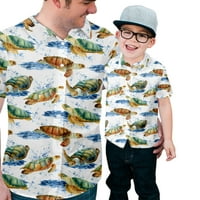 Oceanske košulje, smiješne majice modna ljetna majica Muškarci poklon par odjeće