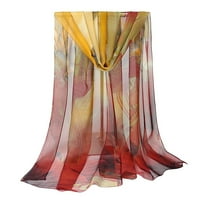 Pokloni za žene YoHome Clearence Žene Novi šal cvjetni uzorak šal Scarf Dug i svijetli svilenkasti šal