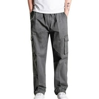 Muški casual twill teretna hlače pamučna crtača Classic Chino Cargo Konkurentne pantalone Pješačke hlače sa džepovima