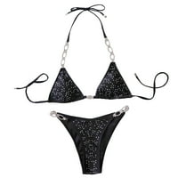Bandeau Plivanje Plaža Žene Bikini Diamond kupaći konzija za zavojne kupaće kostime kupaće kostimi Kombinis set ženske kušalice