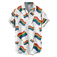 Companion Color 3D Print Casual Dipl Džepne majice kratkih rukava, Couplen Casual Hawaiian Top, pokloni