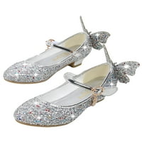 Gomelly Kids Mary Jane Comfort Princess cipele Leptir Haljina cipele Lagane potpetice pumpe pumpe za