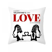 Navlaka za dnevnu jastuk za Valentines Set bizona Provjerite srce Love Glower Backing Jastuci za kamion