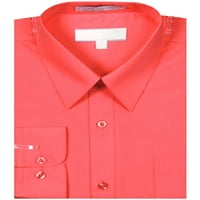 Muška majica slim Fit Basic Solid Color s manžetnom gumbom
