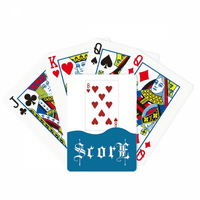 Igrač srca Igranje karata uzorak poker igračka kartica INDE IGRE
