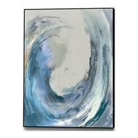 Giant Art platneni vodeni ovratnik uramljen bijelom bojom