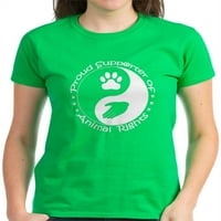 Cafepress - zagovornik prava životinja - Ženska tamna majica