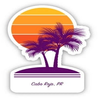 Cabo Rojo Puerto Rico Suvenir Vinil naljepnica naljepnica Dlan dizajn