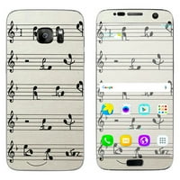 Skins naljepnice za Samsung Galaxy S Edge Music Notes stranica pjesme