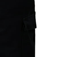 Wozhidaoke teretni pantalone za muškarce Hlače Sezone Solid Multi džepne boje hlače za slobodno vrijeme