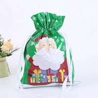 Njspdjh Slatko tiskani božićni poklon pakiranje torba za poklon torba za poklon pakiranje božićne ukrase