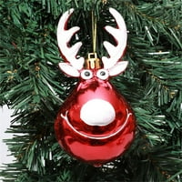 Božićni ukrasi Swirl Lollipop Little Deer Snolman Privjesci Božićni ukrasi Dekorativni slatkiši rekvizicije