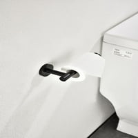 Elektronn toaletni papir za kupaonicu Držač tkiva DISPENSER SUS nehrđajući čelik TASOFTROFT OTVORENO WC Zidni nosač MATTE BLACK