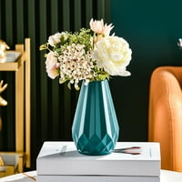 Hymarket stilski geometrijski cvjetni vaza - glatka površina, geometrijski dizajn, držač cvijeća, nordijska