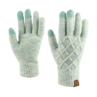 Zimske rukavice zvijezde za žene tople pletene rukavice zaslon zaslon djevojke rukavice