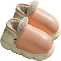 Cocopeaunt Shiny Cosy Soft Modne cipele za žene Muškarci FAU Kožne lepršave obloge Slipper unutarnji