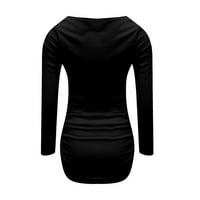 Skorts suknje za žensko-labavo Pleased Maxi haljina za mršavljenje, crna veličina S