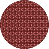 Ahgly Company u zatvorenom okruglom uzorkovnom grejpfrut crvenim prostirkama crvenih površina, 8 'krug